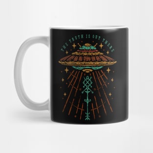 Ufo Sign Vintage Mug